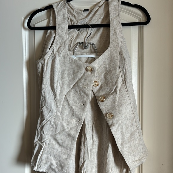 Linen Two Piece Set - Picture 2 of 2